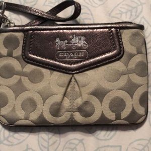 Coach wristlet purse